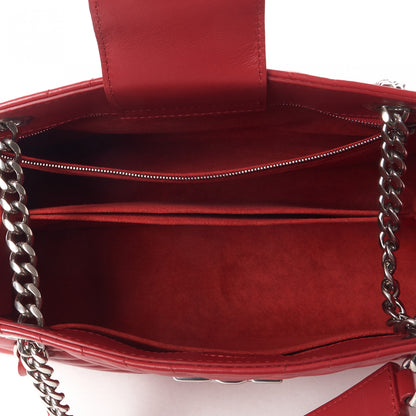 Louis Vuitton Calfskin New Wave Chain Tote Ecarlate 7 of 9
