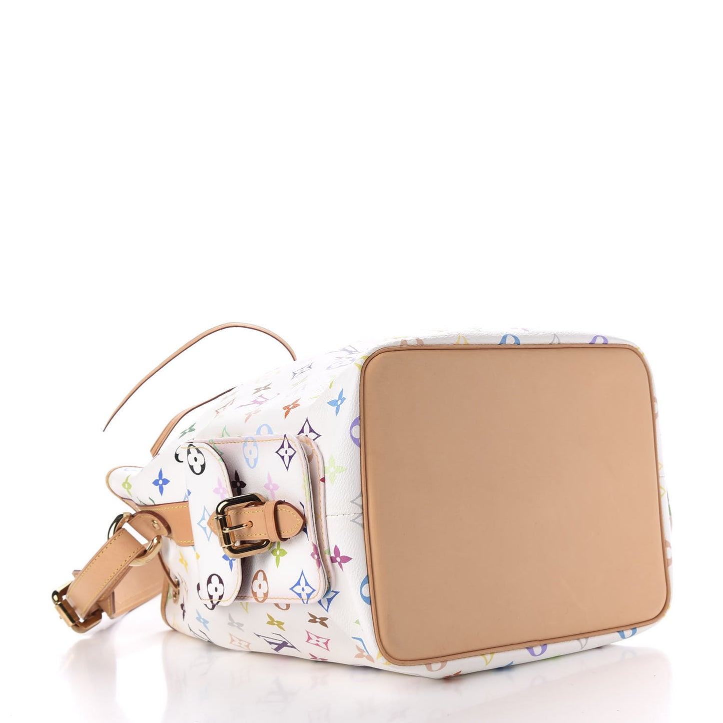 Monogram Multicolor Petit Noe White