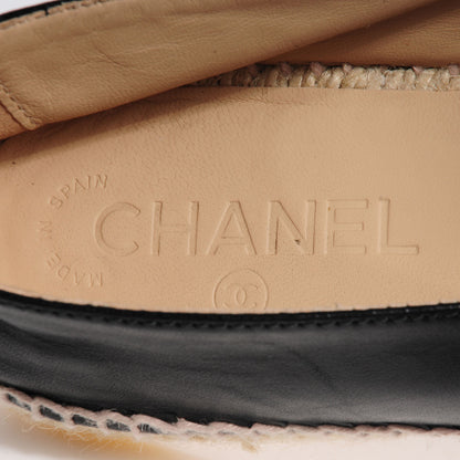 Chanel Lambskin Espadrilles Black 40 6 of 8