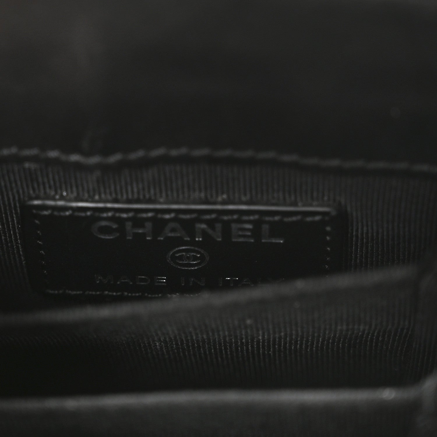 Chanel Patent CC Phone Holder Crossbody Black 6 of 10