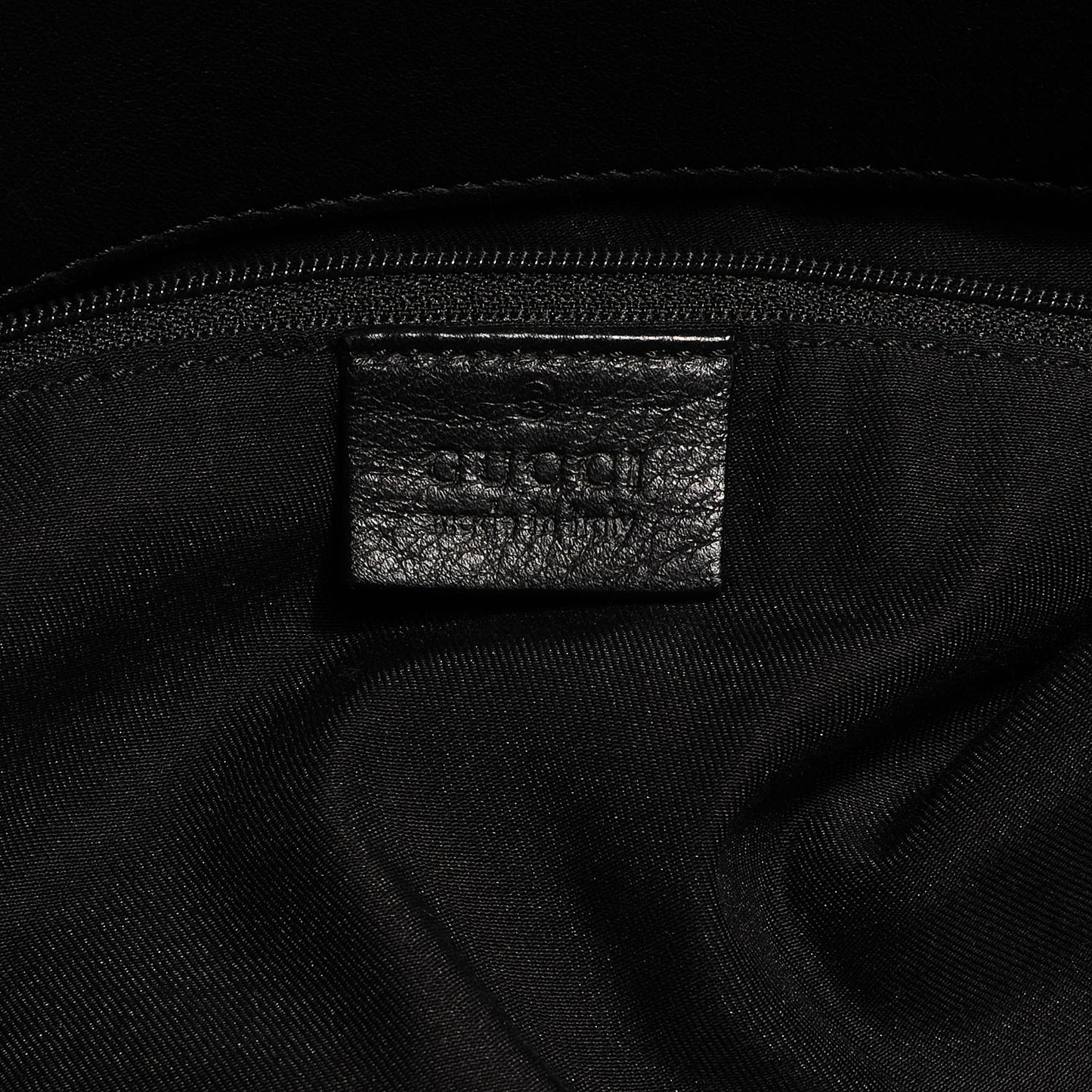 Monogram D Gold Tote Black