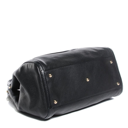 Gucci Pebbled Calfskin Medium Soho Shoulder Bag Black 4 of 7