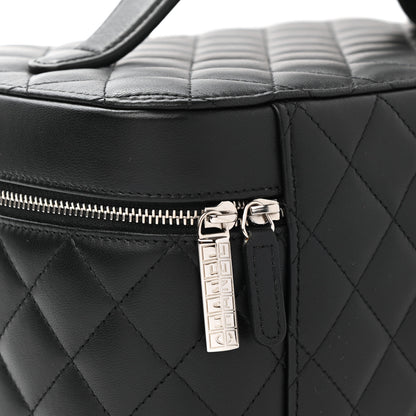 Chanel Lambskin Quilted Vanity Pouch Black 9 of 9