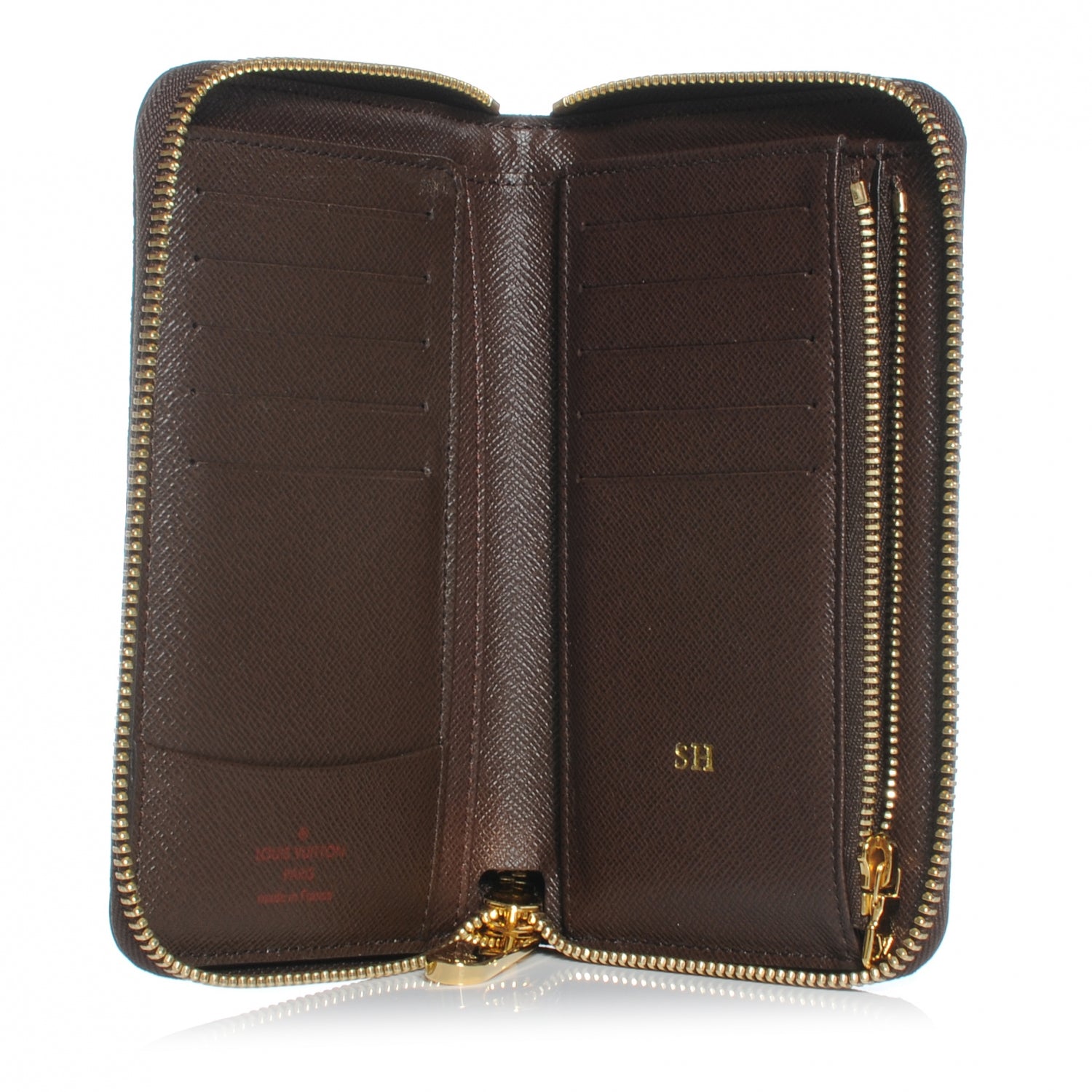 Louis Vuitton Damier Ebene Zippy Compact Wallet 5 of 8