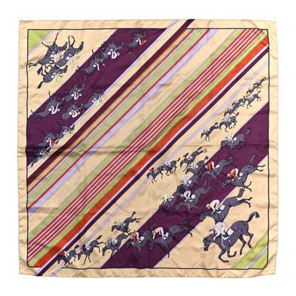 Hermes Silk Les Courses Scarf 45 1 of 5