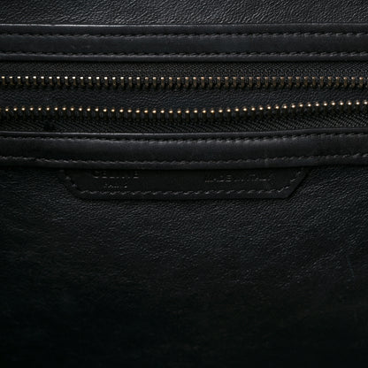 Celine Elephant Calfskin Mini Bi-Color Luggage Black White 7 of 19
