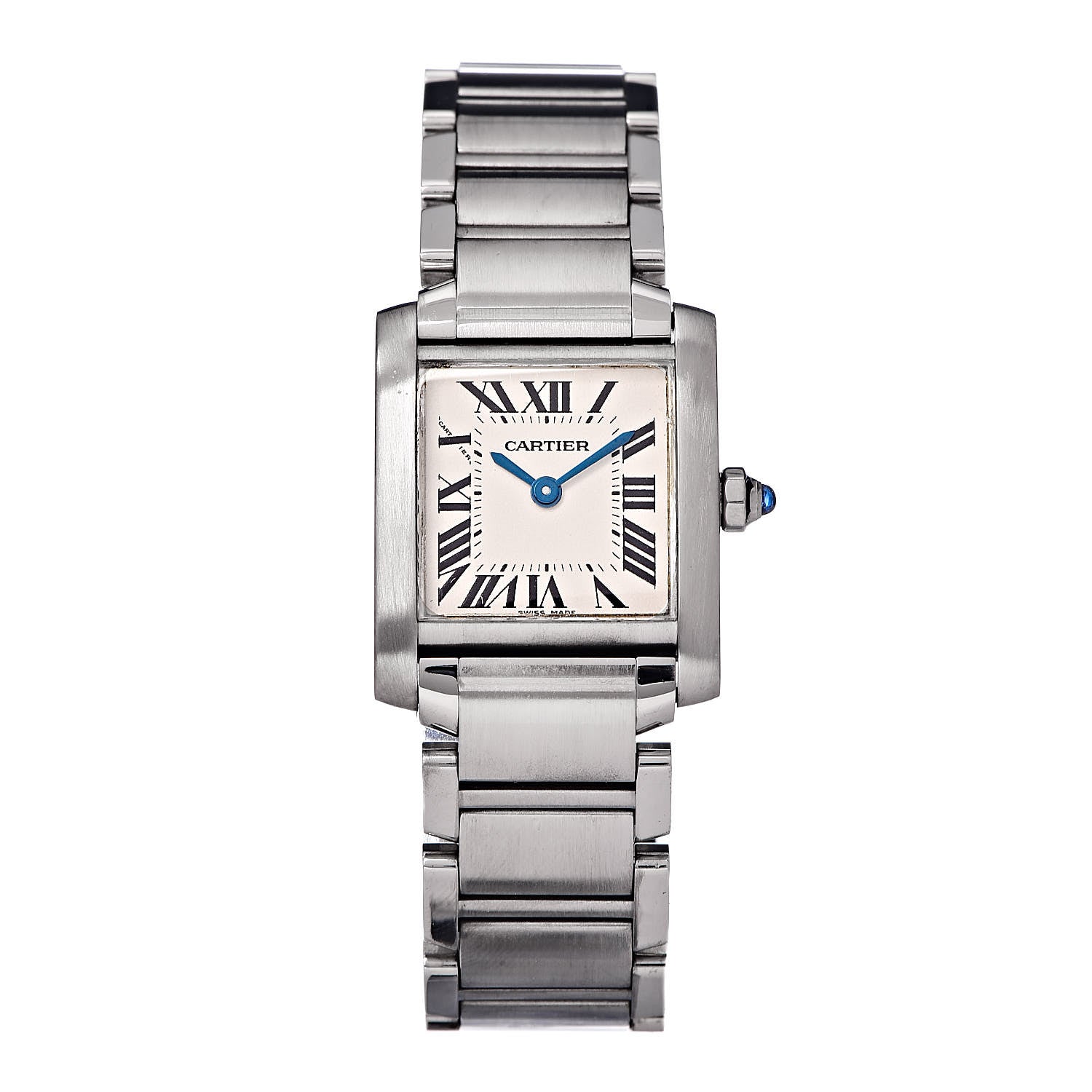 Cartier Stainless Steel 20mm Tank Francaise Quartz Watch 1 of 6