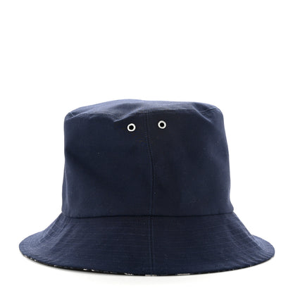 Christian Dior Oblique Reversible Teddy-D Brim Bucket Hat 58 Blue 5 of 15