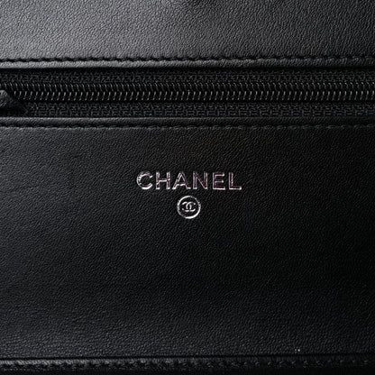 Chanel Caviar Timeless CC Wallet on Chain WOC Black 6 of 10