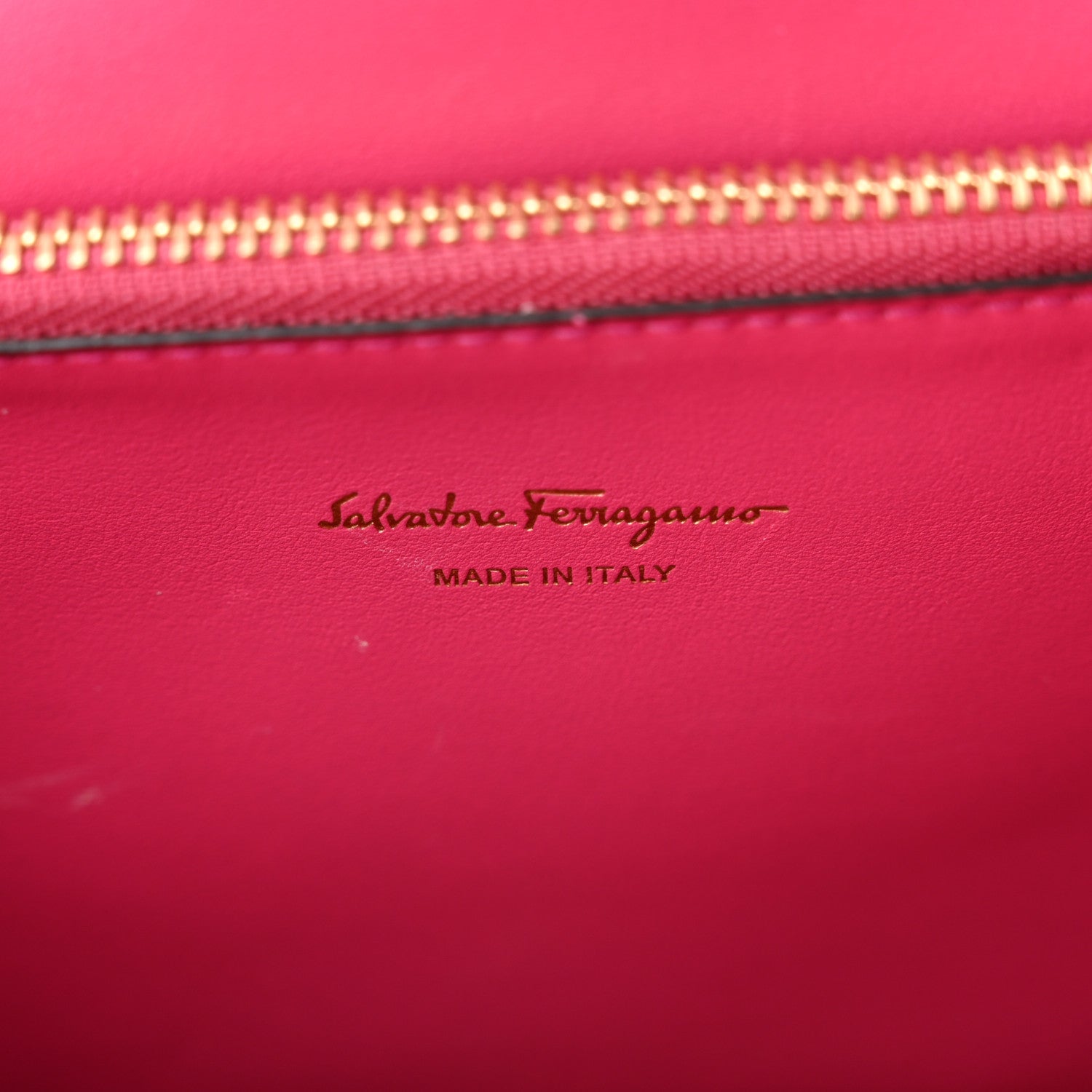 Salvatore Ferragamo Calfskin Medium Studio Bag Hot Pink 5 of 7
