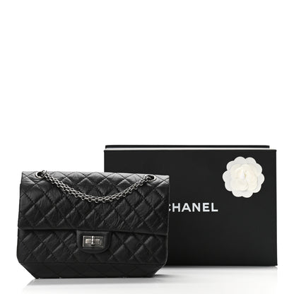 Chanel Aged Calfskin Quilted 2.55 Reissue 225 Flap Black 11 of 11