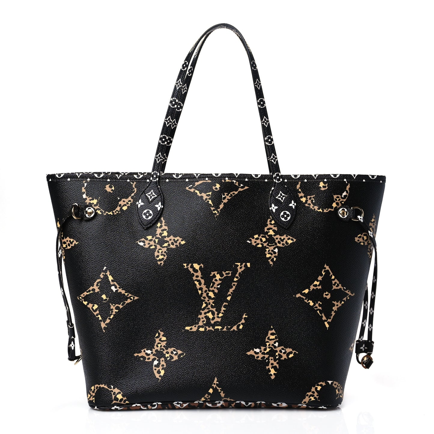 Monogram Giant Jungle Neverfull MM Black