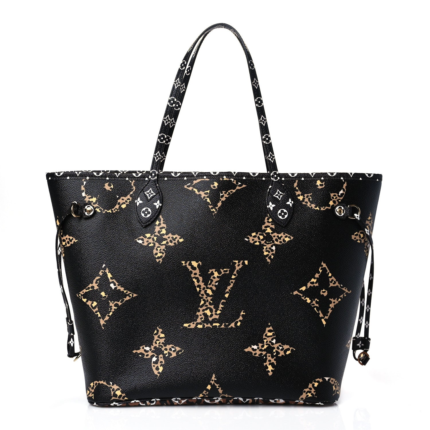 Louis Vuitton Monogram Giant Jungle Neverfull MM Black 1 of 9