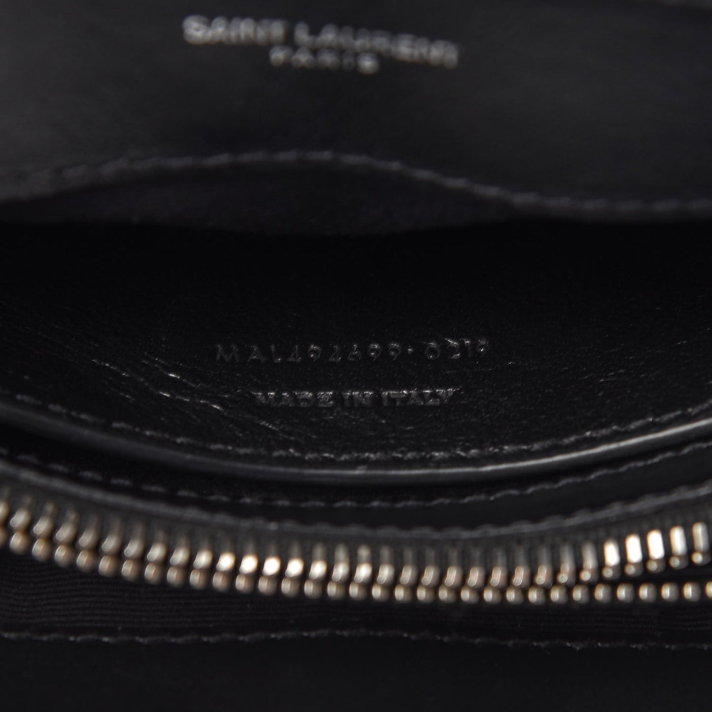 Calfskin Y Quilted Monogram Small Loulou Chain Satchel Black