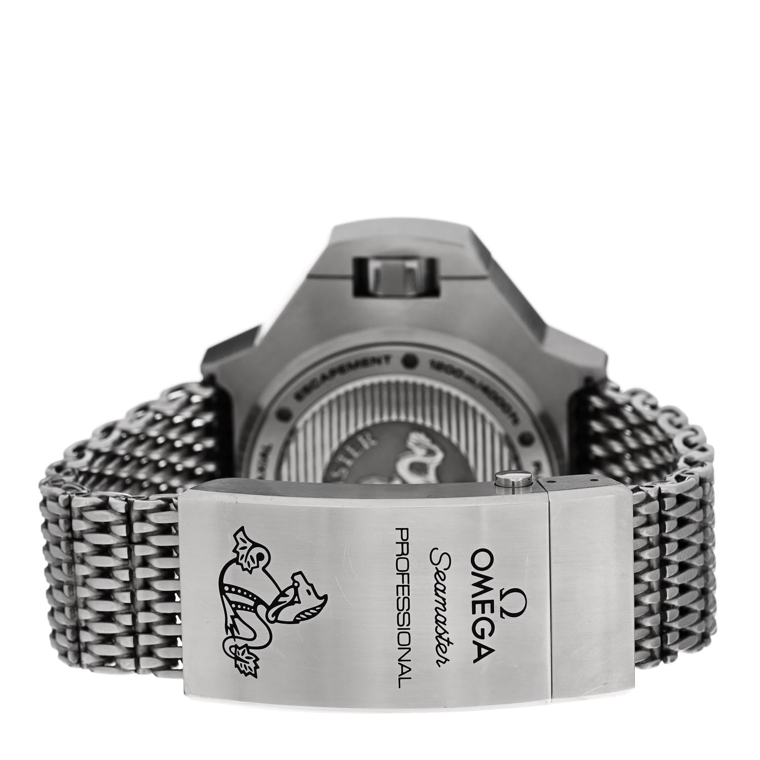 Omega Stainless Steel 48mm Seamaster PloProf Automatic Watch Black 224.30.55.21.01.001 3 of 5