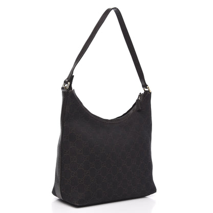 Gucci Monogram Hobo Dark Brown 3 of 10