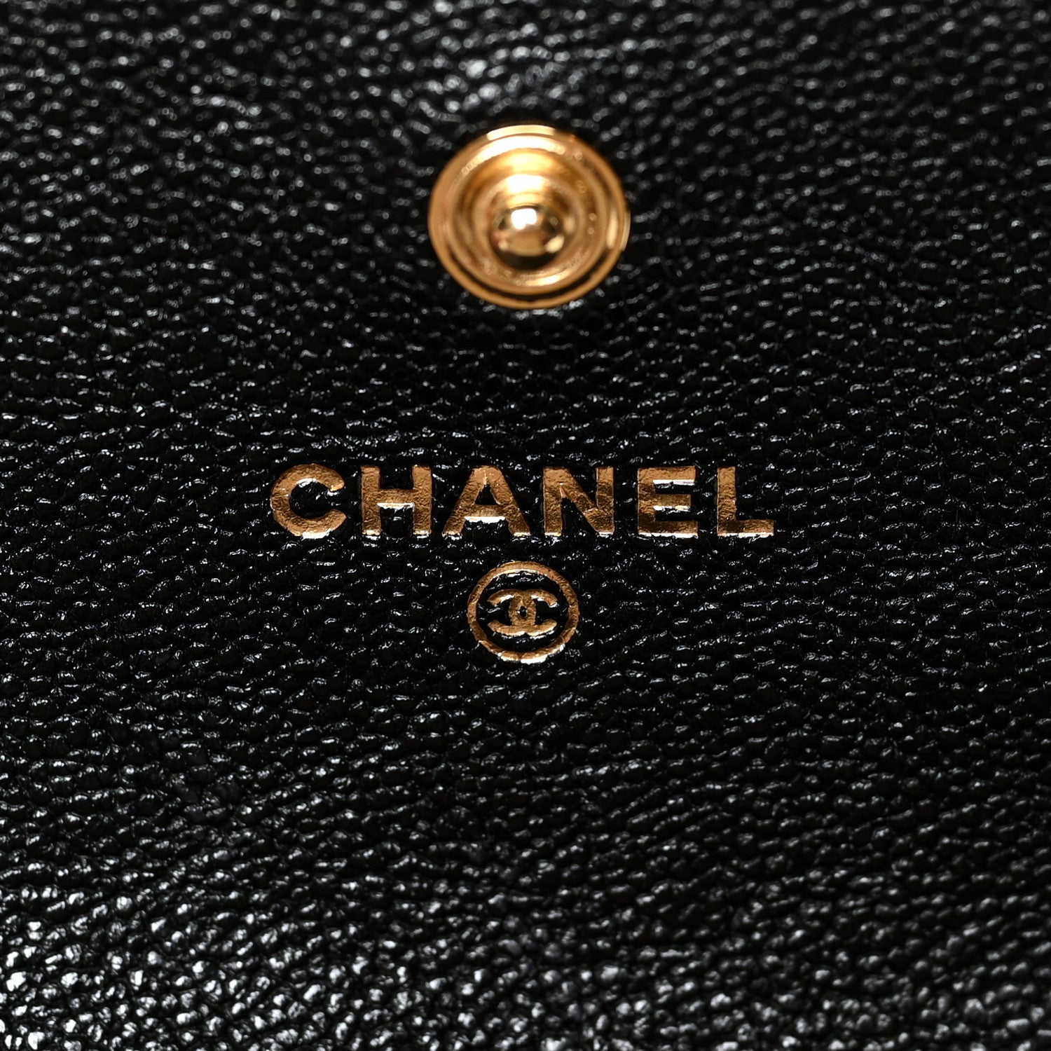 Chanel Caviar Quilted Medium Boy Flap Wallet Black 6 of 9