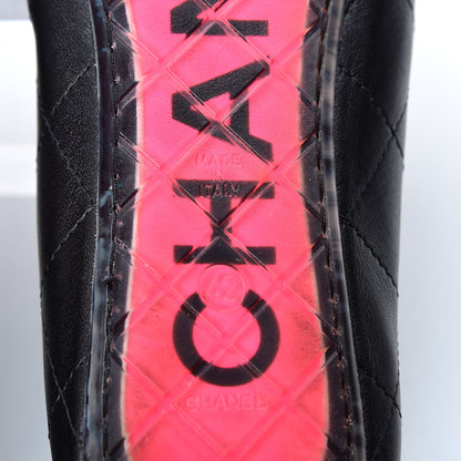 Chanel Lambskin Quilted Cambon Ballerina Flats 42 Black 9 of 11