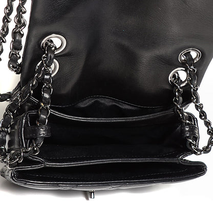 Chanel Lambskin Quilted Mini Chanel 3 Flap Black 5 of 8