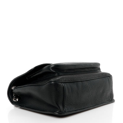 Saint Laurent Grained Lambskin Monogram Large Niki Chain Satchel Black 4 of 11