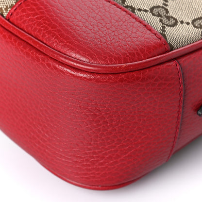 Gucci Monogram Mini Bree Messenger Bag Red 10 of 13