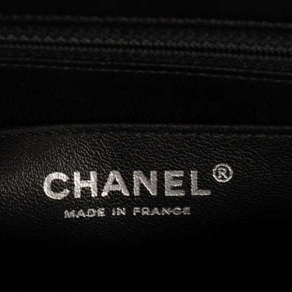 Chanel Lambskin Chevron Quilted Mini Square Flap Black 7 of 8