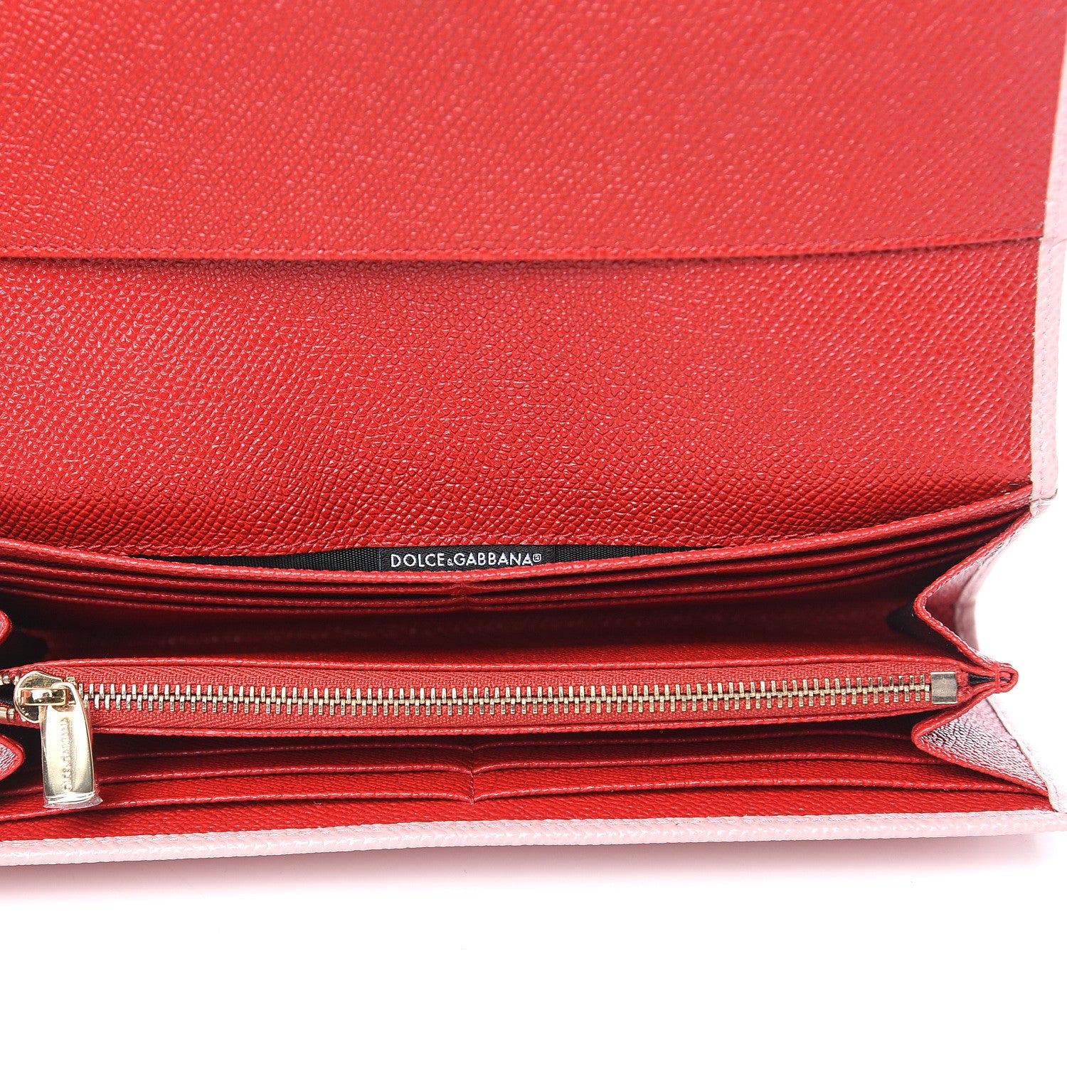 Dolce & Gabbana Dauphine Continental Wallet Rosa Rosso 5 of 9