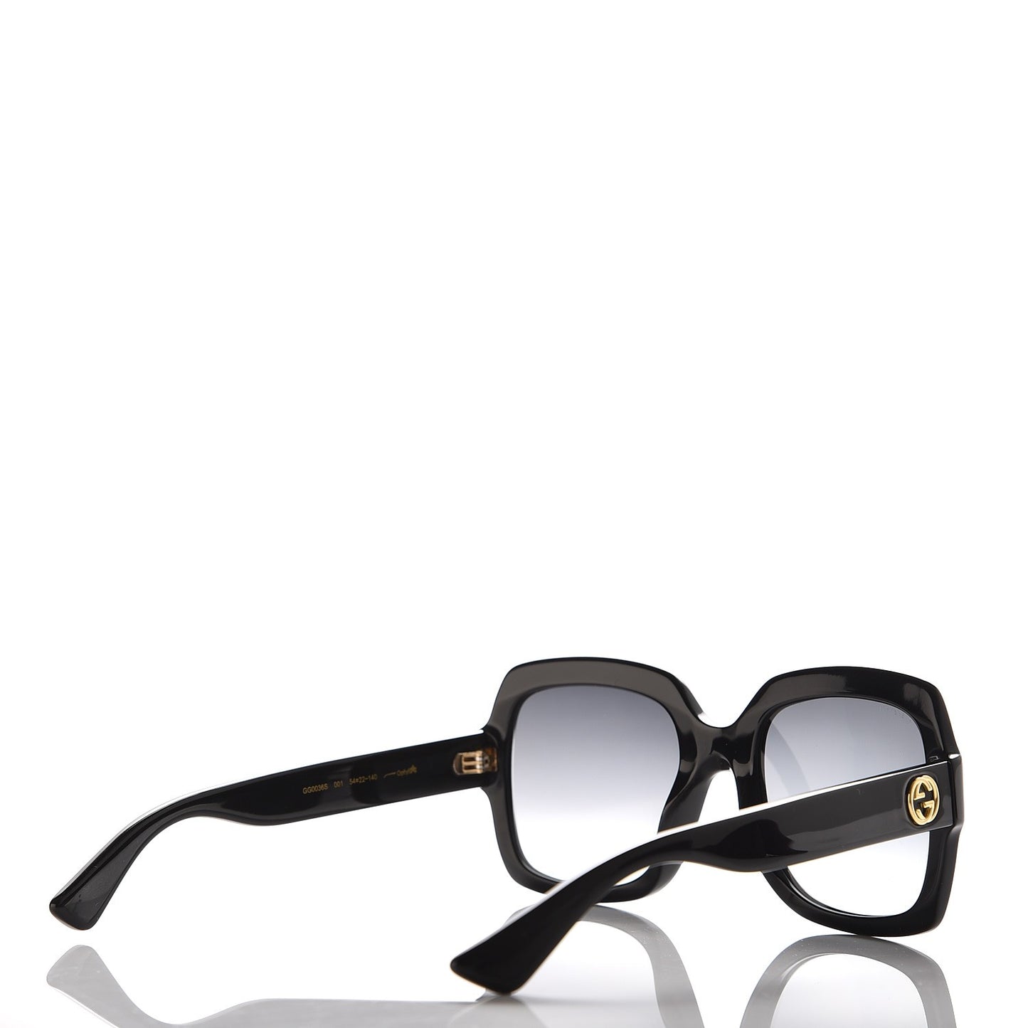 Oversize Square GG 0036S Sunglasses Black