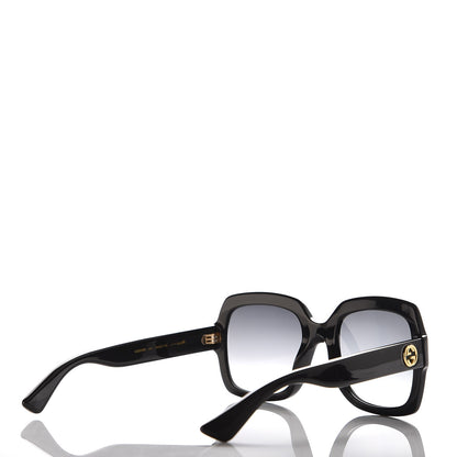 Gucci Oversize Square GG 0036S Sunglasses Black 4 of 7