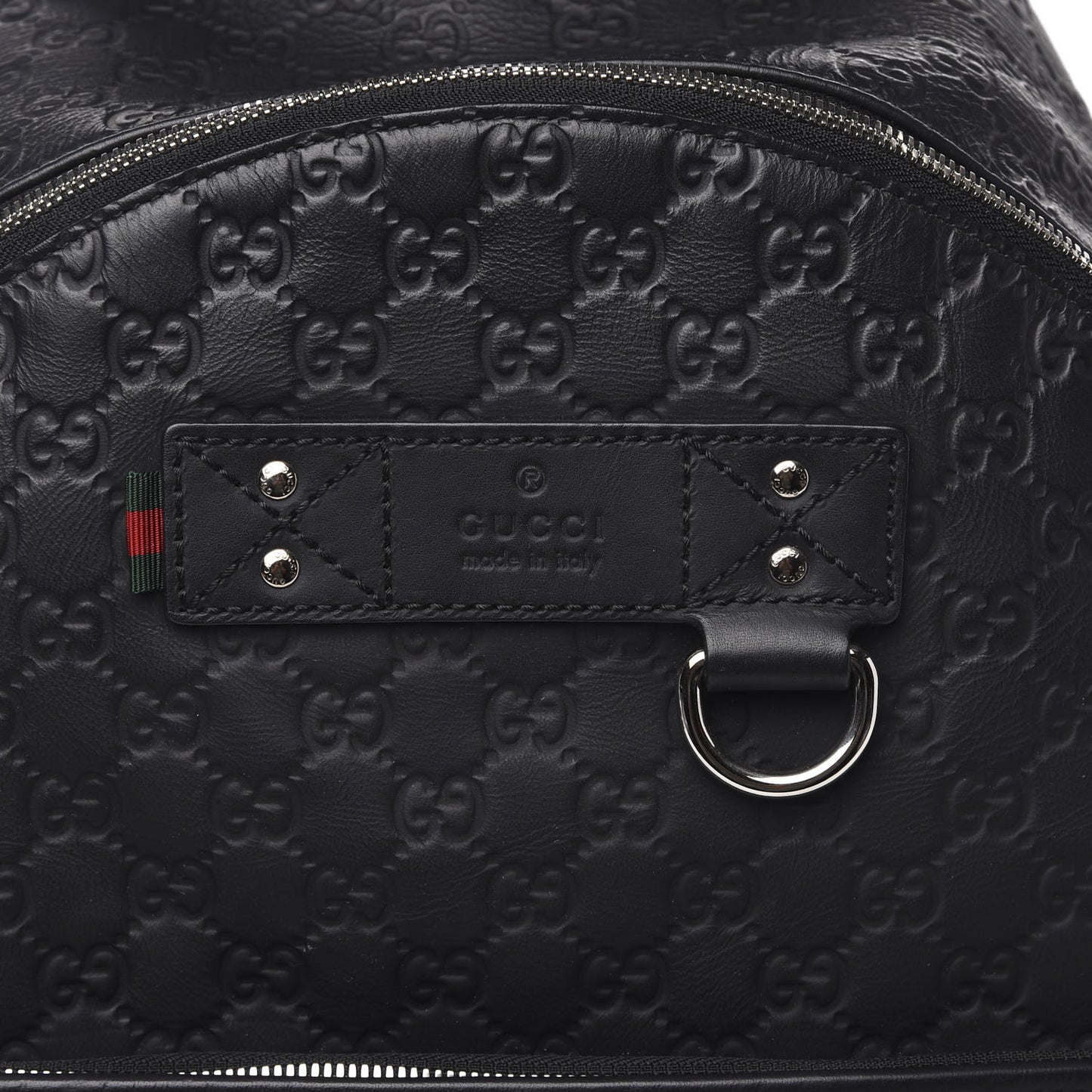 Guccissima Classic Backpack Black