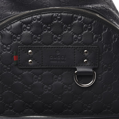 Gucci Guccissima Classic Backpack Black 9 of 11