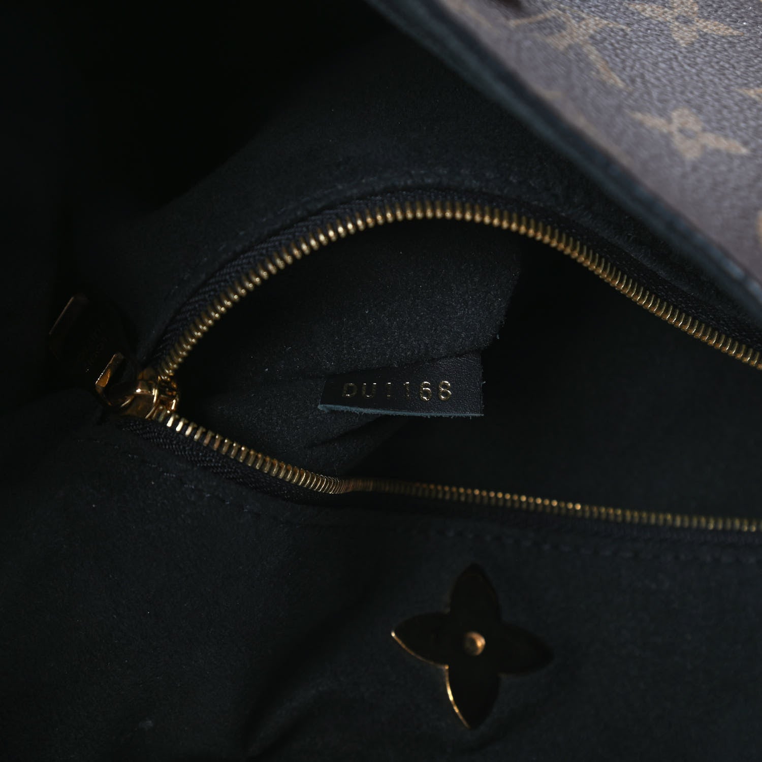 Louis Vuitton Monogram Flower Hobo Black 9 of 10