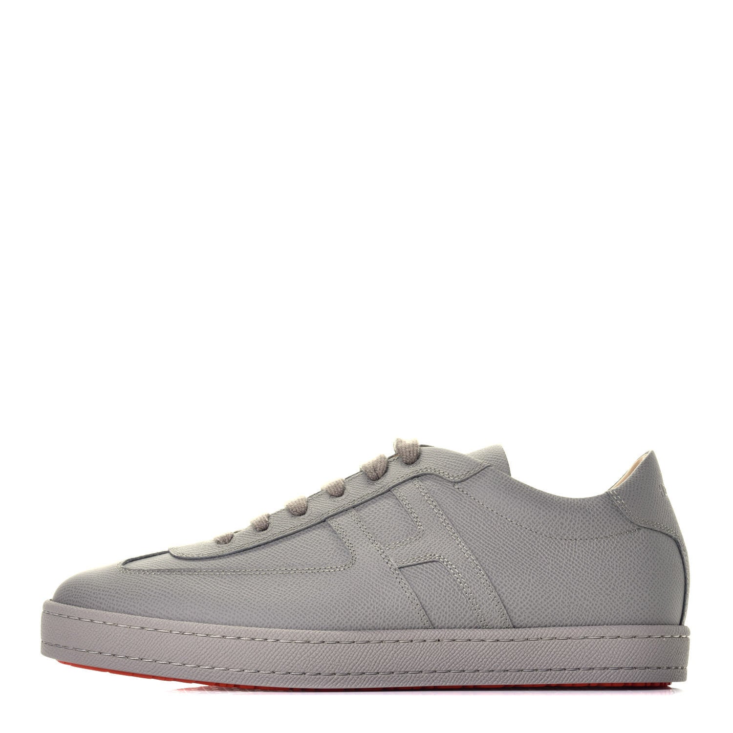 Hermes Matte Epsom Calfskin Mens Olympic Sneakers 42 Mastic 1 of 8