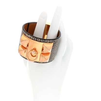 Hermes Lizard Collier De Chien CDC Bracelet T2 Ombre 2 of 5