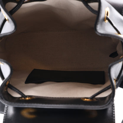 Gucci Calfskin Bamboo Backpack Black 4 of 9