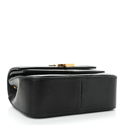 Saint Laurent Lambskin Matelasse Chevron Monogram Small Sulpice Bag Black 4 of 11