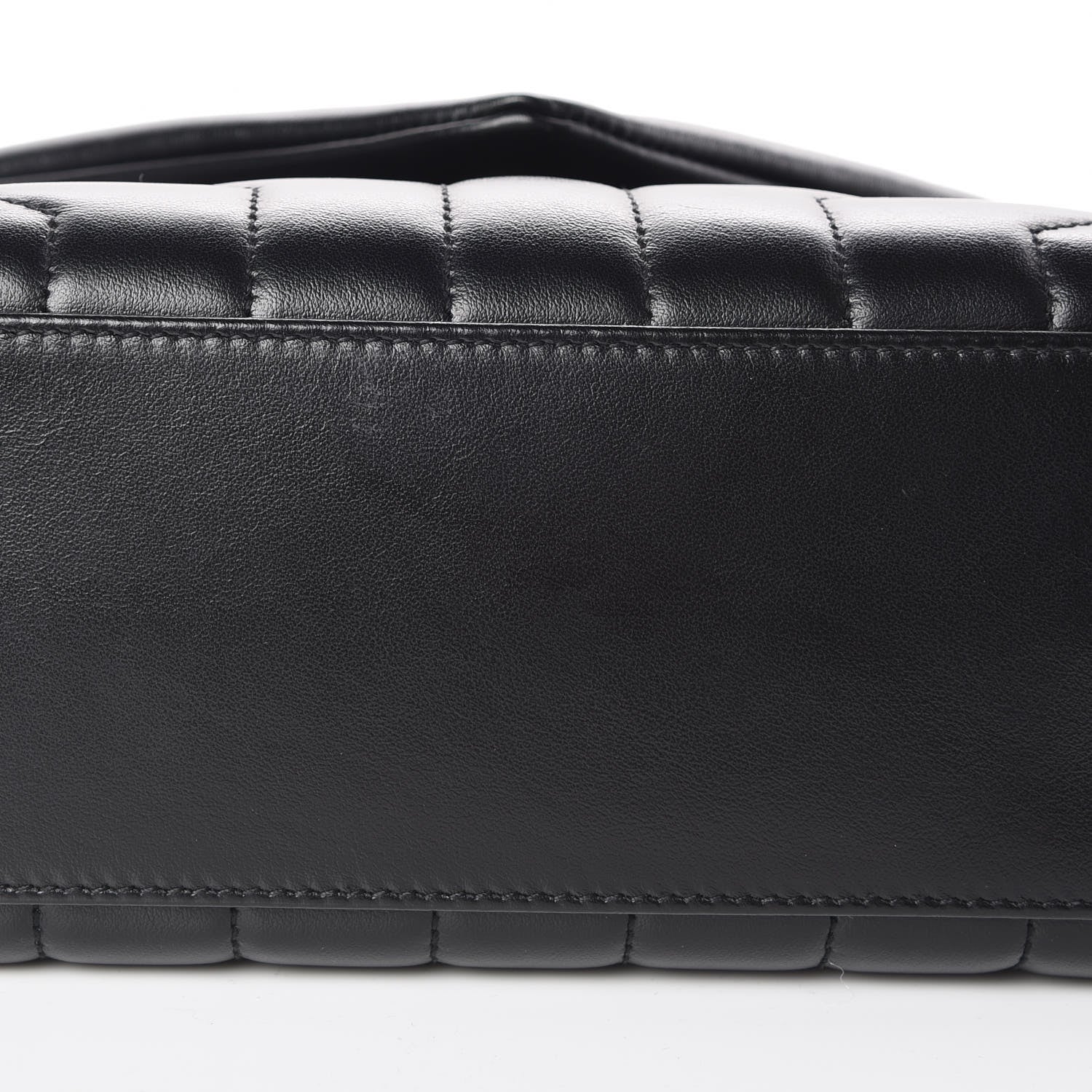Saint Laurent Calfskin Y Quilted Monogram Small Loulou Chain Satchel Black 11 of 11