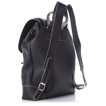 Balenciaga Veau Classic Silver Hardware S Traveler Backpack Black 2 of 13
