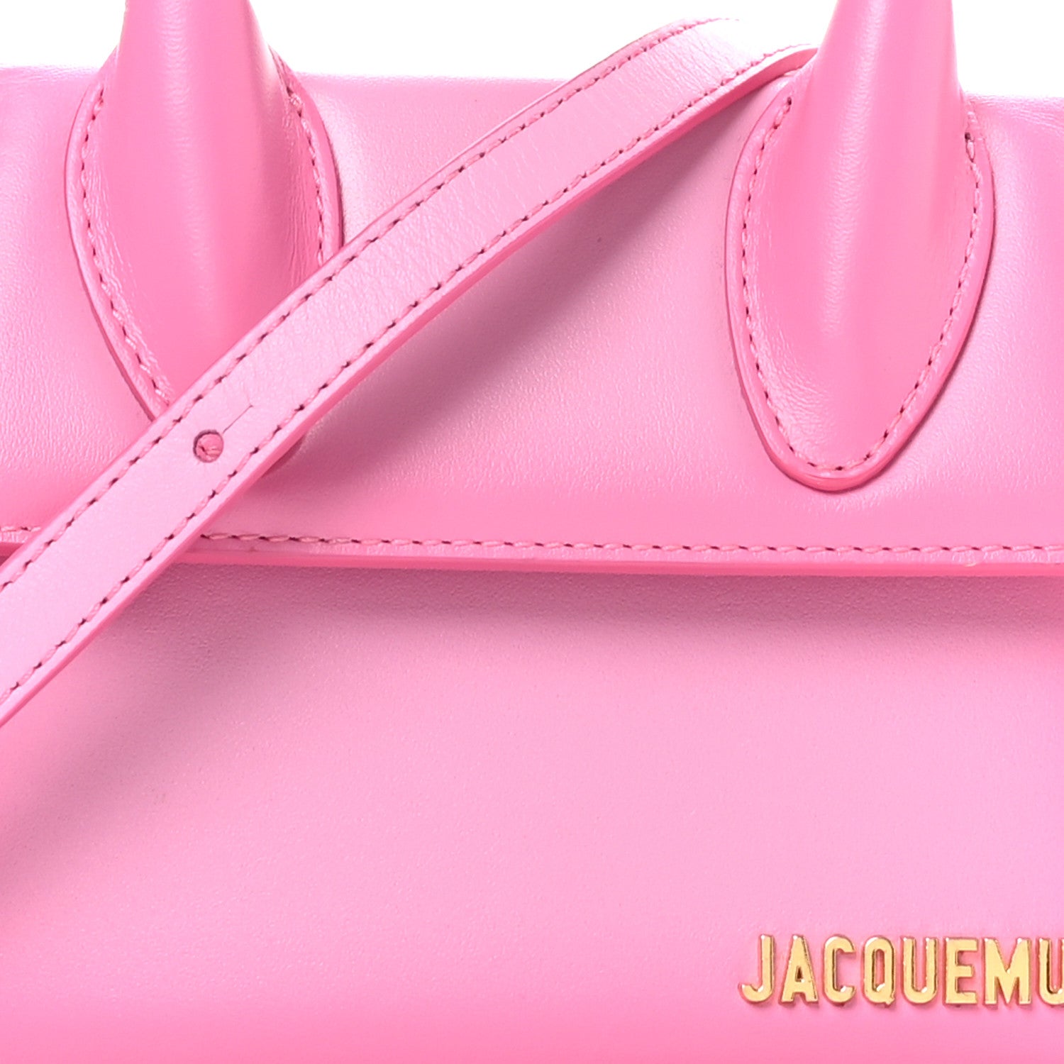 Jacquemus Smooth Calfskin Le Chiquito Noeud Gradient Pink 7 of 9