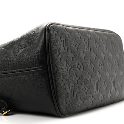 Louis Vuitton Empreinte Monogram Giant Neverfull MM Black 9 of 14