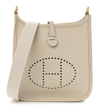 Hermes Taurillon Clemence Amazone Evelyne TPM Nata Craie 1 of 10