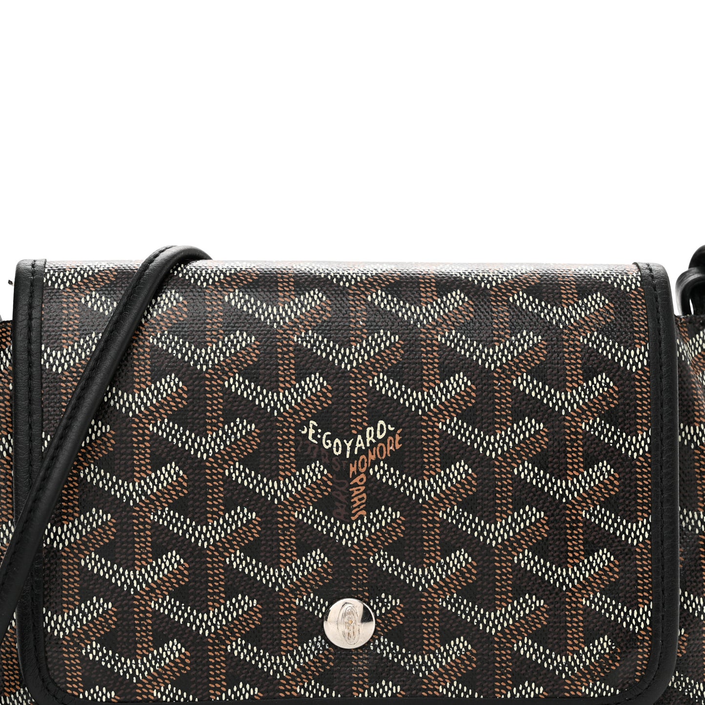 Goyardine Plumet Wallet Clutch Black