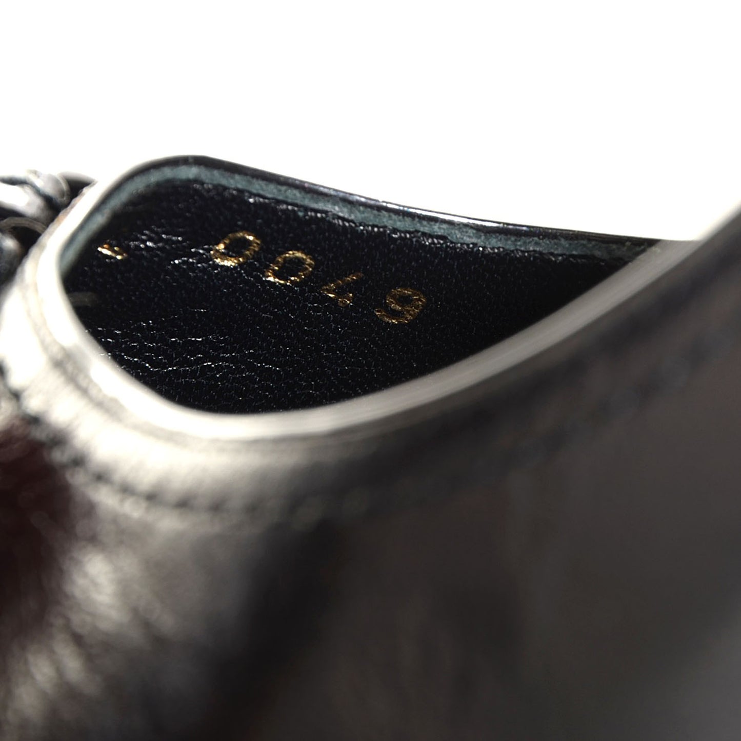 LOUIS VUITTON Leather Pointed Toe Cube Pumps 36 Black