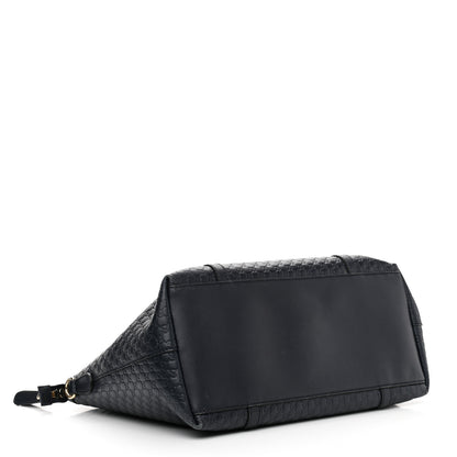 Gucci Soft Microguccissima Dome Satchel Navy 3 of 9