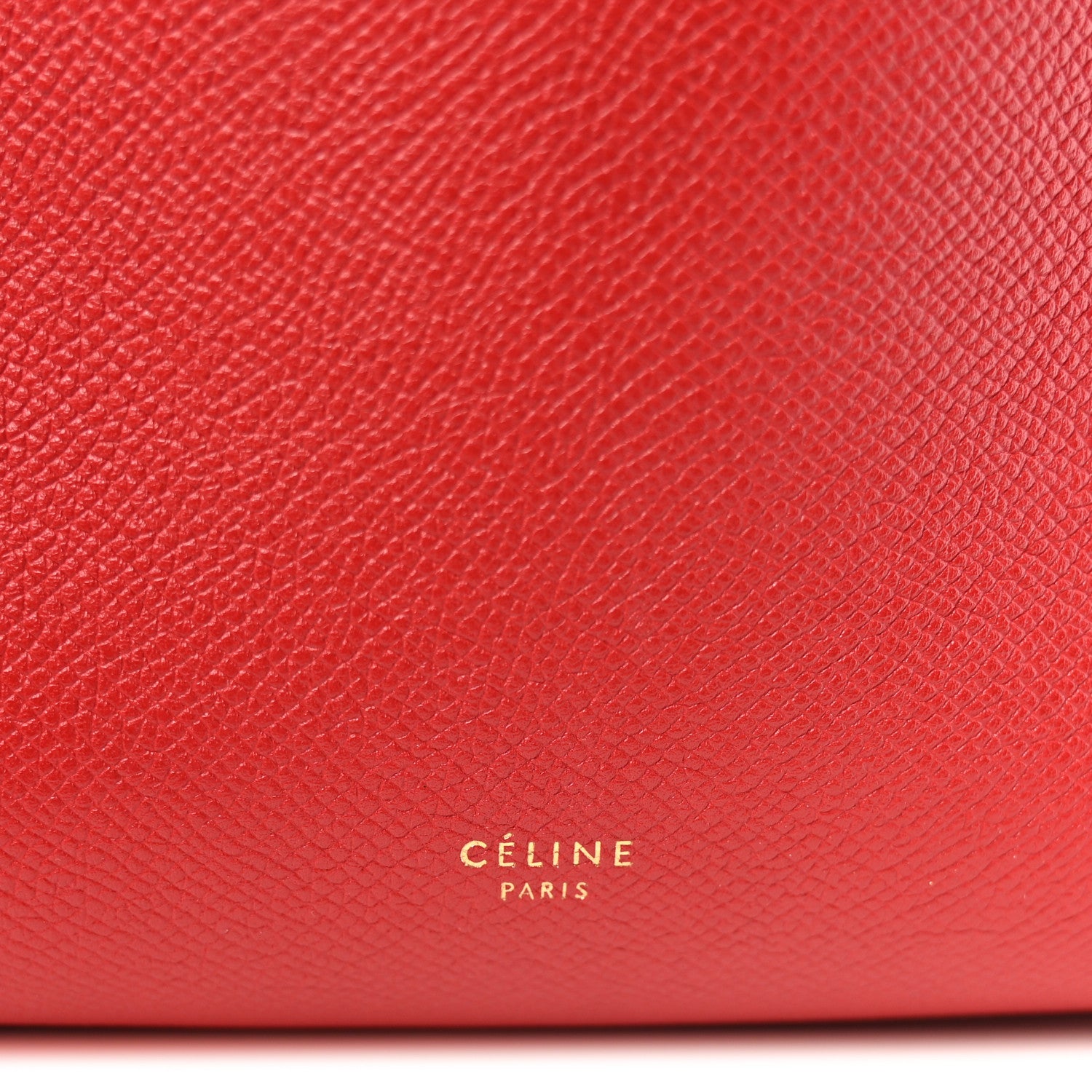 Celine Grained Calfskin Mini Belt Bag Coquelicot 6 of 10