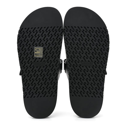 Hermes Calfskin Womens Chypre Sandals 39 Black 5 of 9