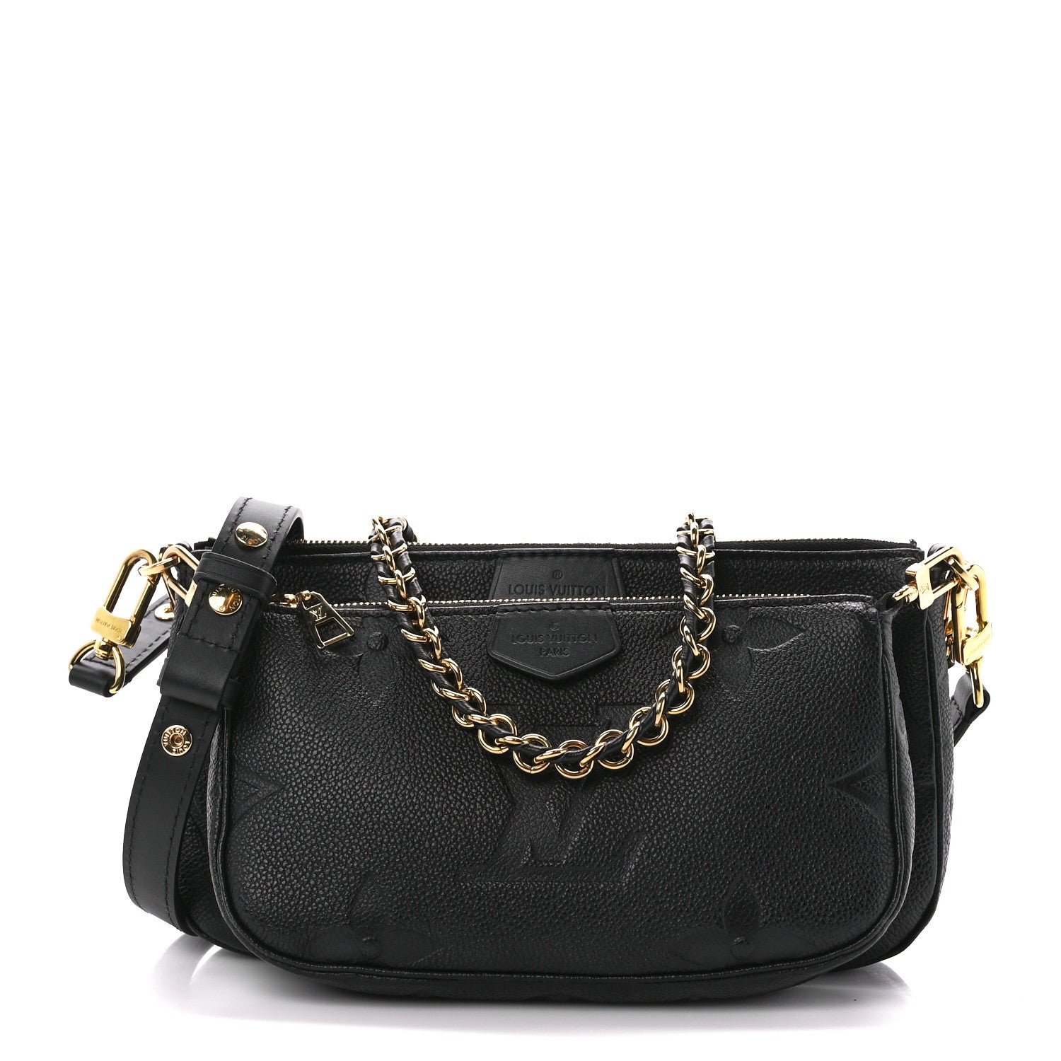 Louis Vuitton Empreinte Monogram Giant Multi Pochette Accessories Black 1 of 12