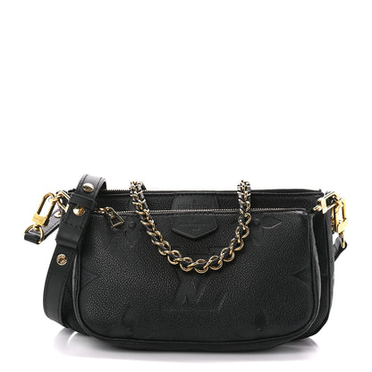 Louis Vuitton Empreinte Monogram Giant Multi Pochette Accessories Black 1 of 12