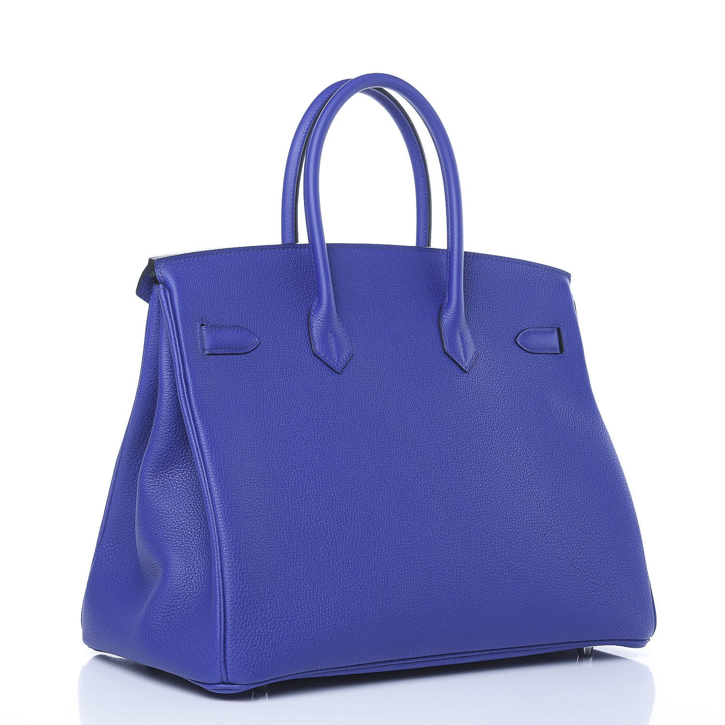 Togo Bi Color Horseshoe Birkin 35 Bleu Electrique Vert Vertigo