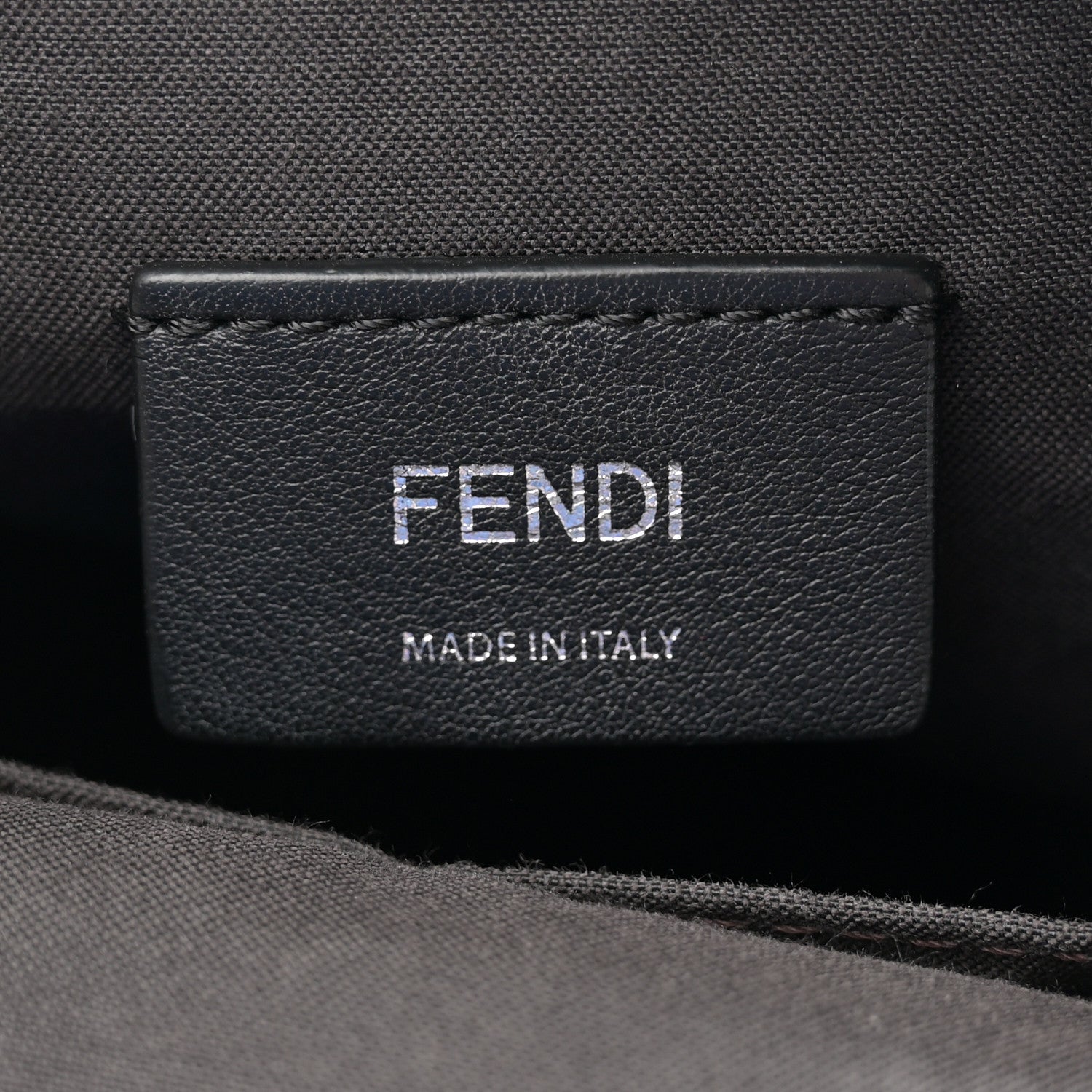 Fendi Vitello Century Opaco Large Back to School Backpack Black 6 of 12